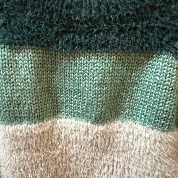 Loft Fuzzy Stripe Sweater - Picture 5 of 6